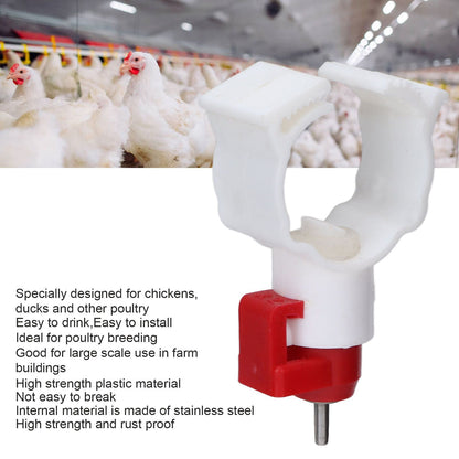 20pcs Chicken Waterer Nipples Multipurpose Chicken Nipple Feeder for Poultry Chicken Duck Bird V1294-YM0523-3111220035411