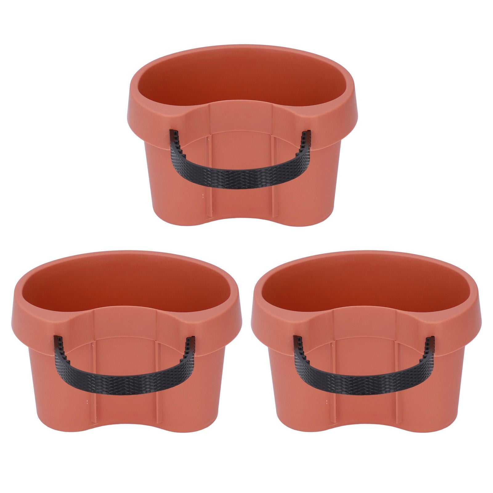 Flower Pot with Adjustable Strap Plastic Drain Pipe Flower Container Succulent Seedling Pot for Outdoor V1294-YM0523-3111220037511