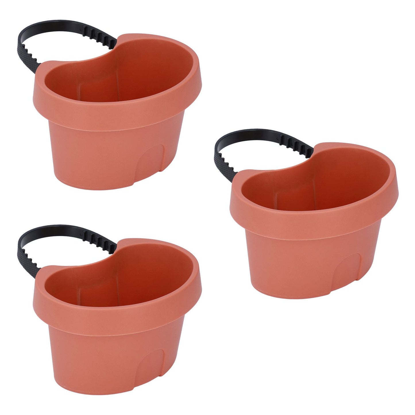 Flower Pot with Adjustable Strap Plastic Drain Pipe Flower Container Succulent Seedling Pot for Outdoor V1294-YM0523-3111220037511