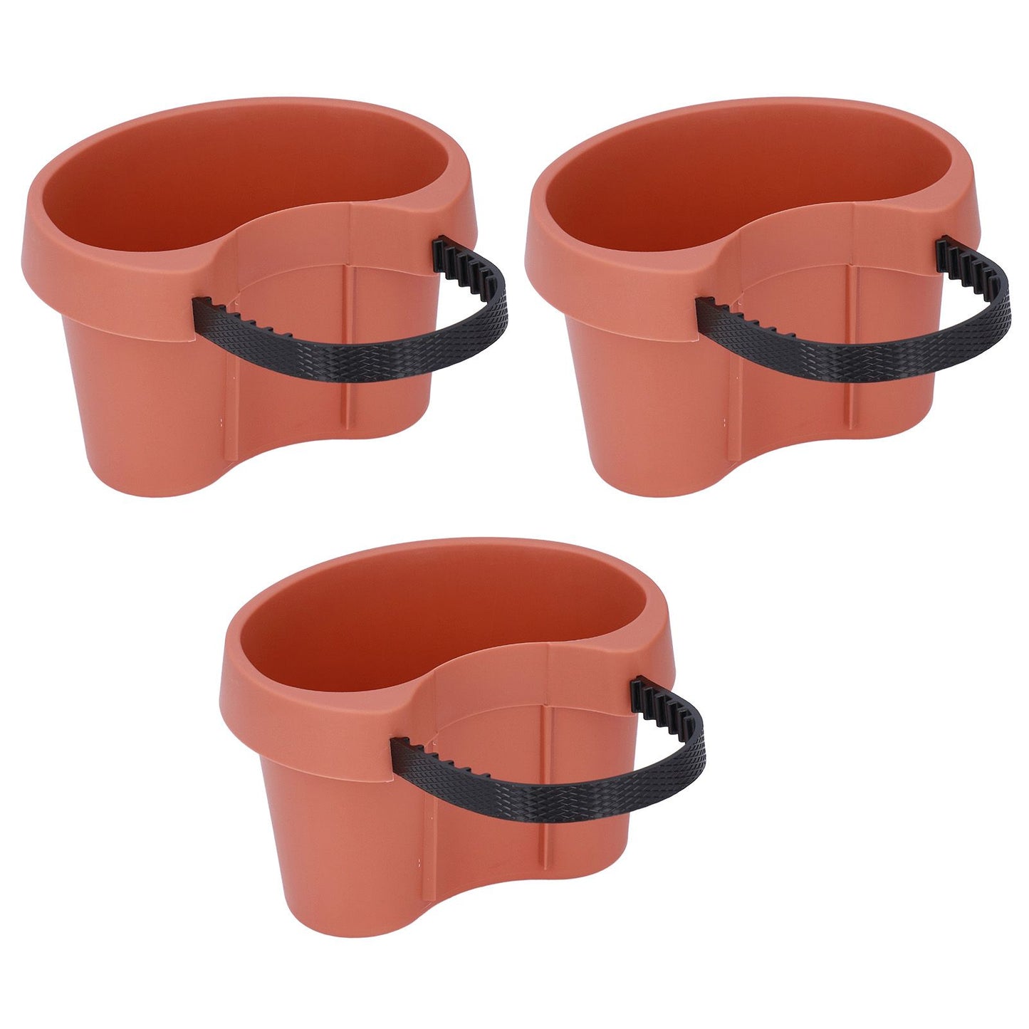 Flower Pot with Adjustable Strap Plastic Drain Pipe Flower Container Succulent Seedling Pot for Outdoor V1294-YM0523-3111220037511