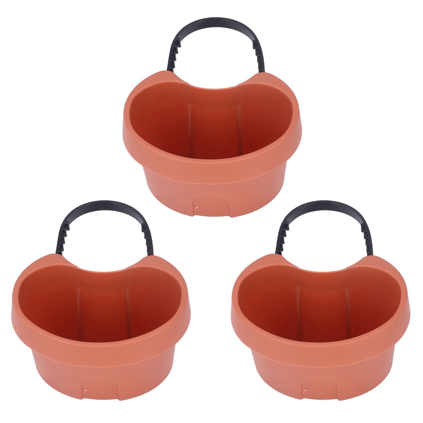 Flower Pot with Adjustable Strap Plastic Drain Pipe Flower Container Succulent Seedling Pot for Outdoor V1294-YM0523-3111220037511
