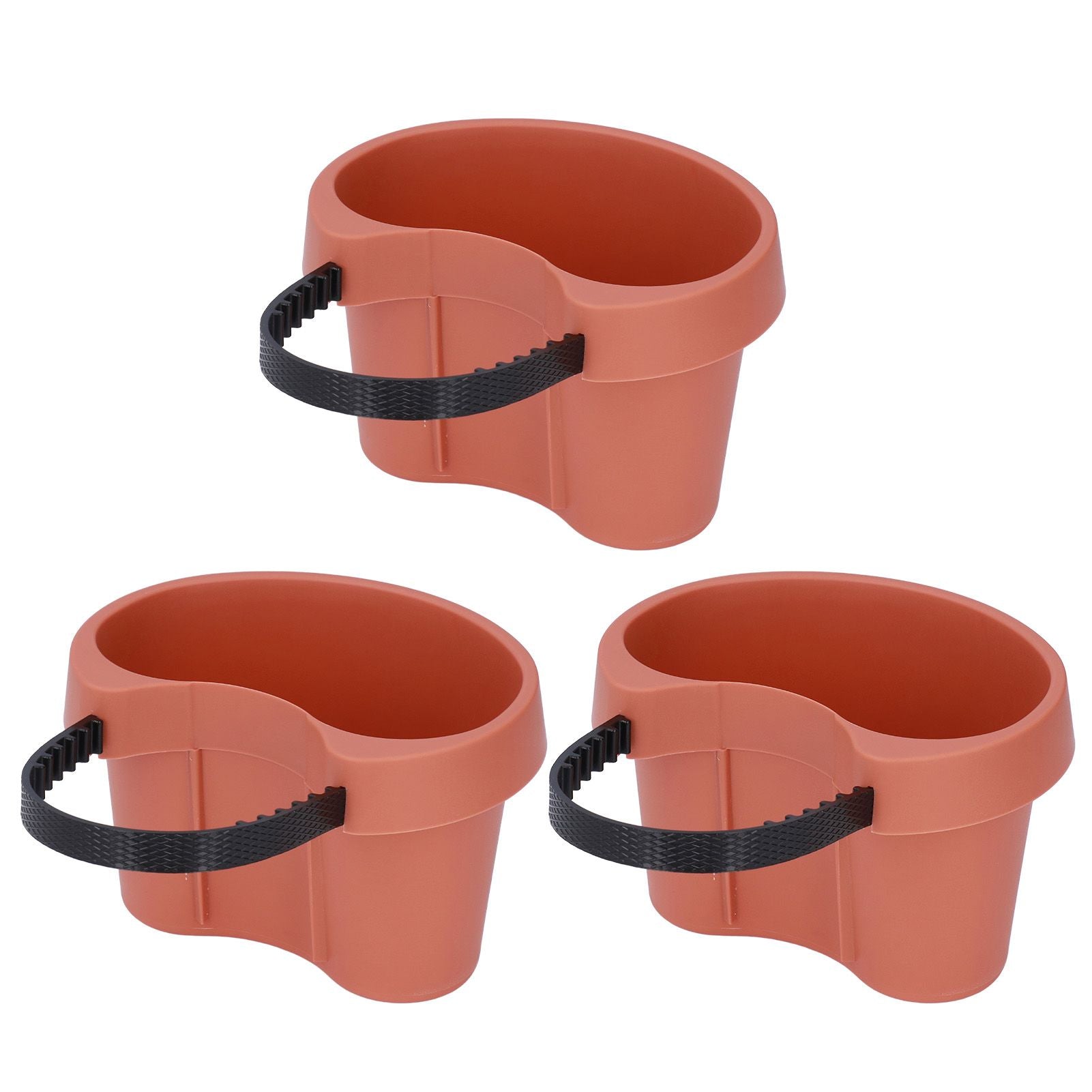 Flower Pot with Adjustable Strap Plastic Drain Pipe Flower Container Succulent Seedling Pot for Outdoor V1294-YM0523-3111220037511