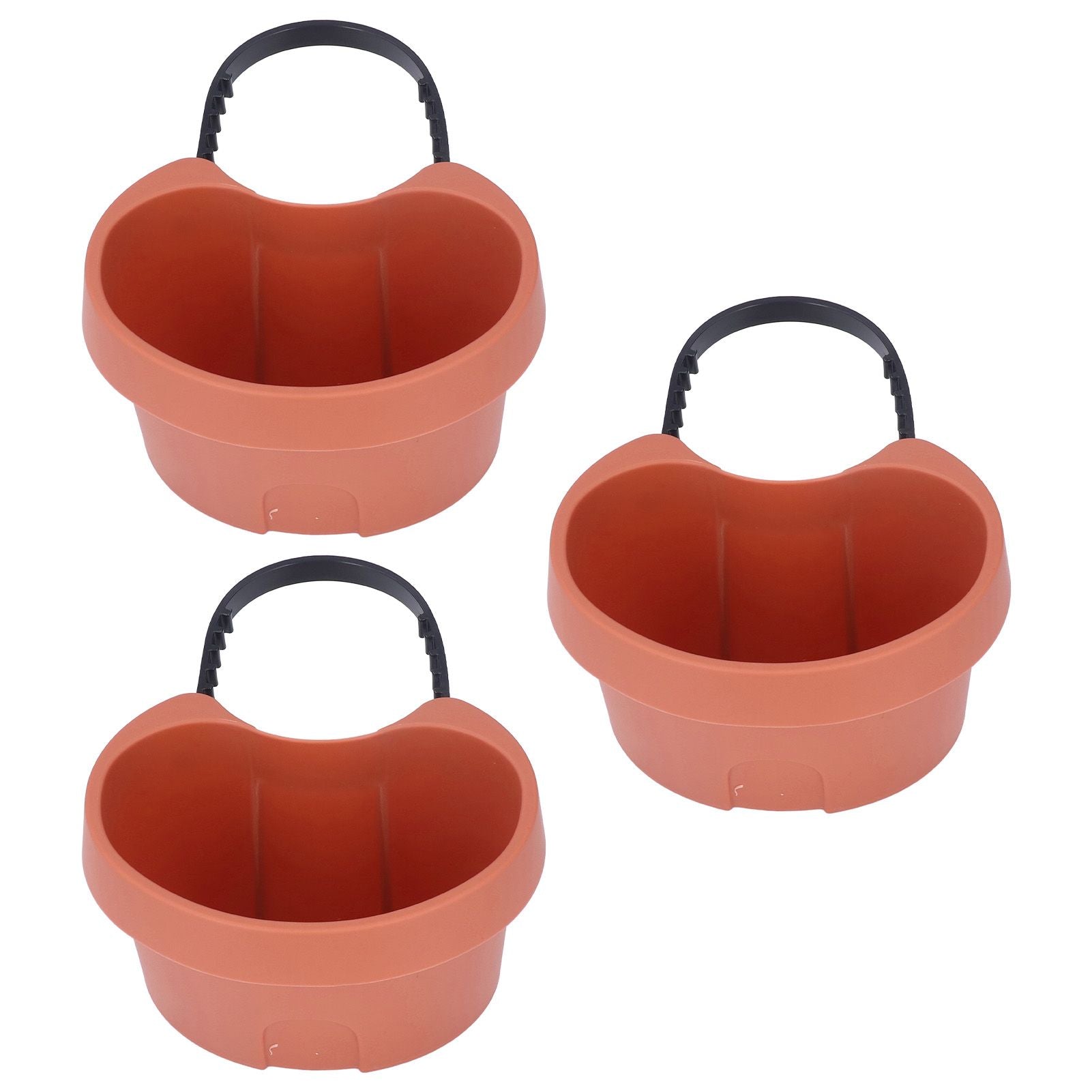 Flower Pot with Adjustable Strap Plastic Drain Pipe Flower Container Succulent Seedling Pot for Outdoor V1294-YM0523-3111220037511