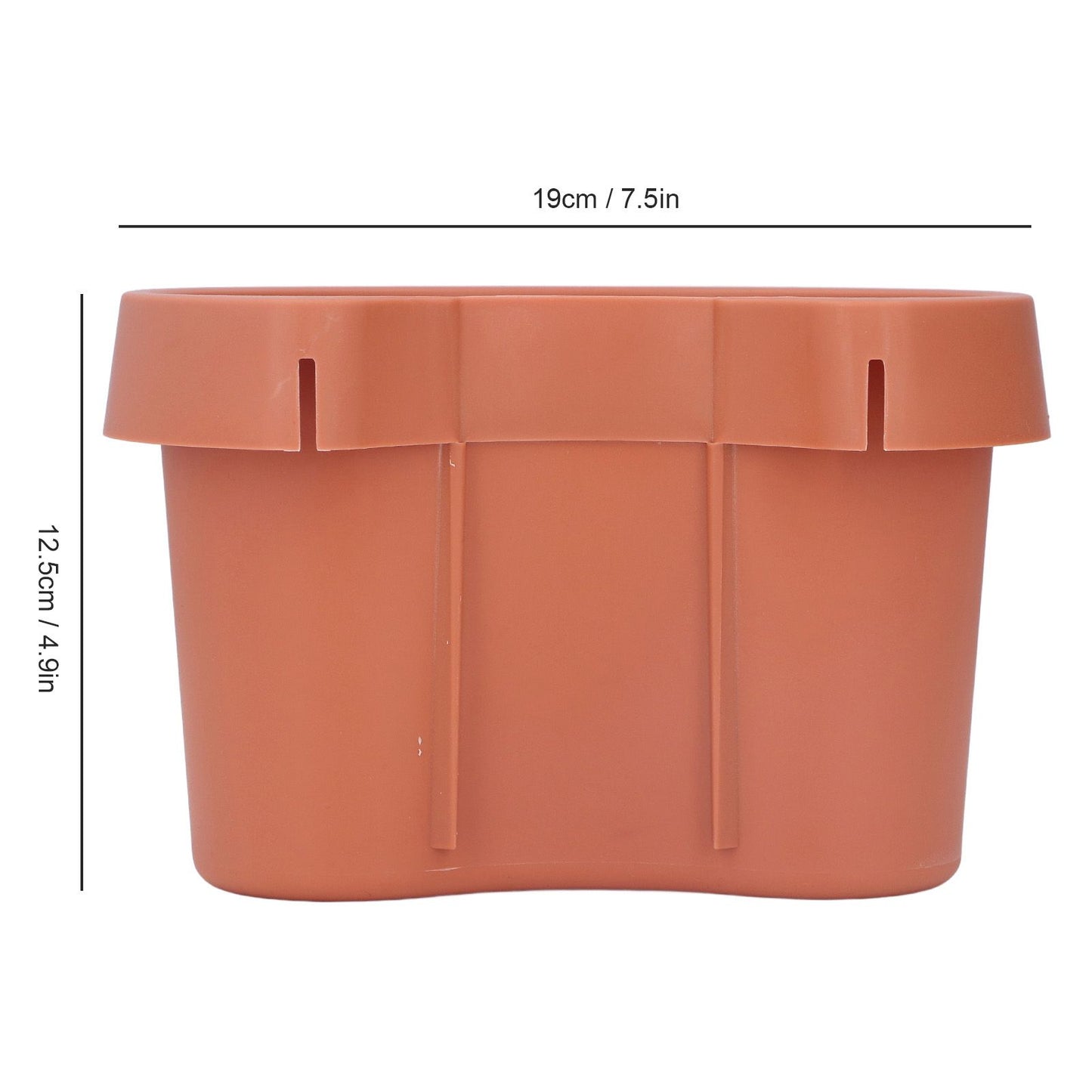 Flower Pot with Adjustable Strap Plastic Drain Pipe Flower Container Succulent Seedling Pot for Outdoor V1294-YM0523-3111220037511
