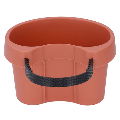 Flower Pot with Adjustable Strap Plastic Drain Pipe Flower Container Succulent Seedling Pot for Outdoor V1294-YM0523-3111220037511