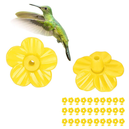 30 Sets Hummingbird Feeder Flowers Multicolor Unique Replaceable Hummingbird Bird Feeder Flower V1294-YM0523-3111220038711