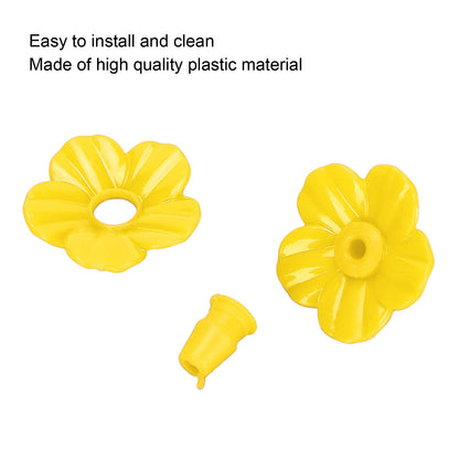 30 Sets Hummingbird Feeder Flowers Multicolor Unique Replaceable Hummingbird Bird Feeder Flower V1294-YM0523-3111220038711