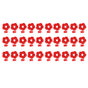 30 Sets Hummingbird Feeder Flowers Multicolor Unique Replaceable Hummingbird Bird Feeder Flower AccessoriesRed V1294-YM0523-3111220038712