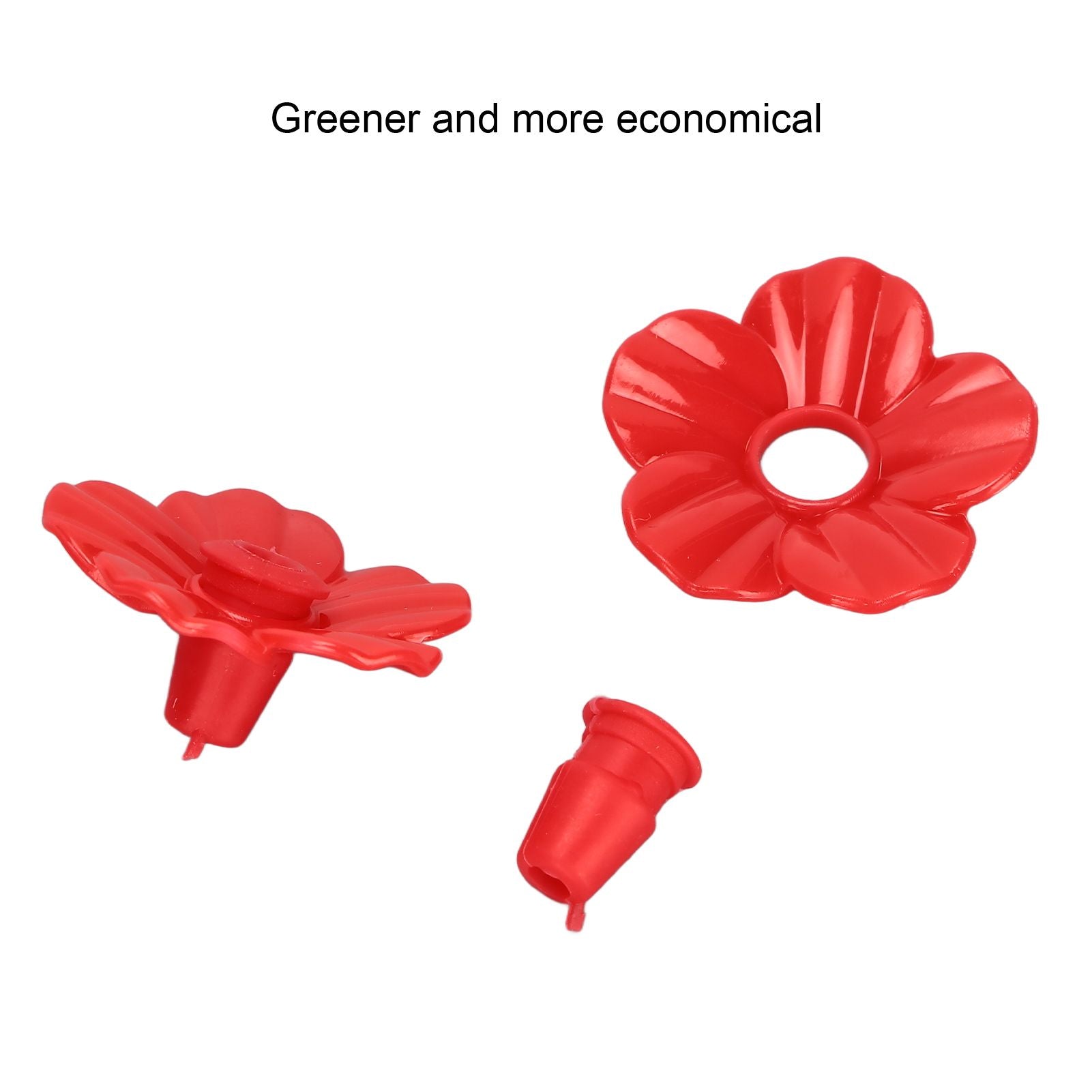 30 Sets Hummingbird Feeder Flowers Multicolor Unique Replaceable Hummingbird Bird Feeder Flower AccessoriesRed V1294-YM0523-3111220038712