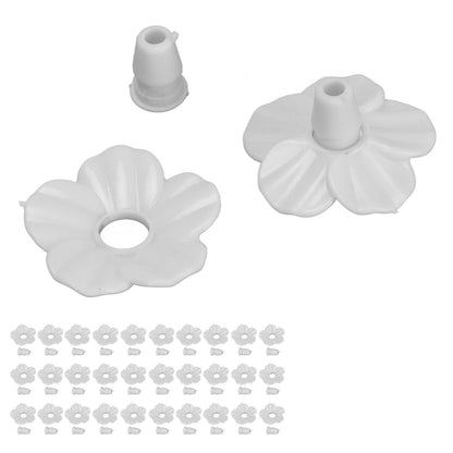 30 Sets Hummingbird Feeder Flowers Multicolor Unique Replaceable Hummingbird Bird Feeder Flower V1294-YM0523-3111220038713