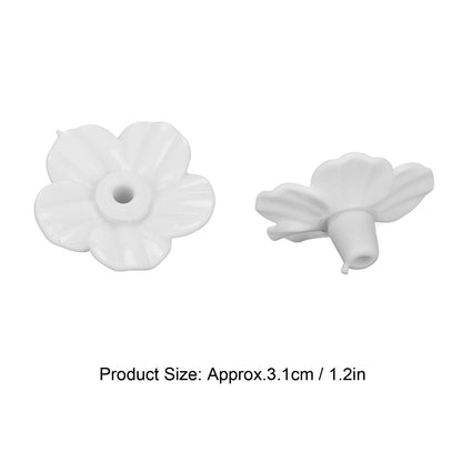 30 Sets Hummingbird Feeder Flowers Multicolor Unique Replaceable Hummingbird Bird Feeder Flower V1294-YM0523-3111220038713