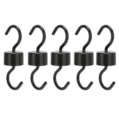 5Pcs Bird Feeder Hooks Black ABS Sturdy Easy Install Beautiful Ant Prevention Hooks for Garden V1294-YM0523-3111220038911