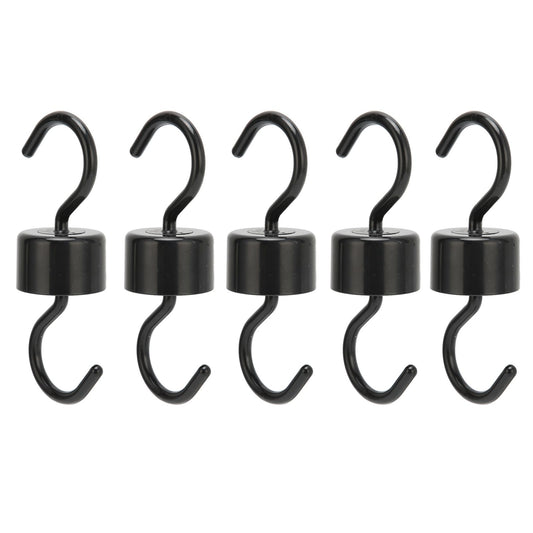 5Pcs Bird Feeder Hooks Black ABS Sturdy Easy Install Beautiful Ant Prevention Hooks for Garden V1294-YM0523-3111220038911