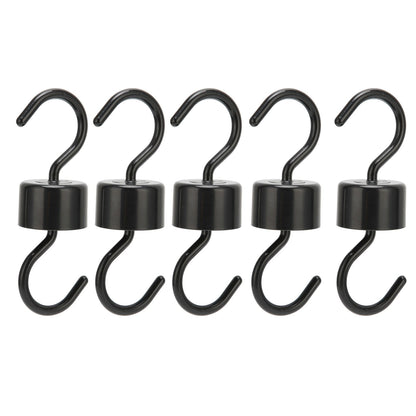 5Pcs Bird Feeder Hooks Black ABS Sturdy Easy Install Beautiful Ant Prevention Hooks for Garden V1294-YM0523-3111220038911
