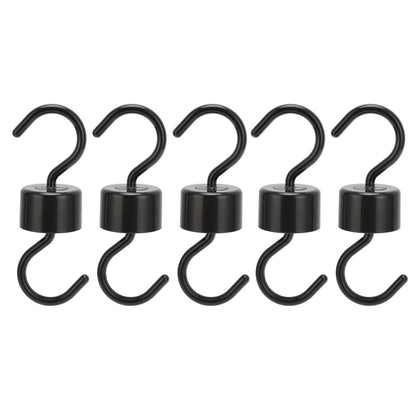 5Pcs Bird Feeder Hooks Black ABS Sturdy Easy Install Beautiful Ant Prevention Hooks for Garden V1294-YM0523-3111220038911