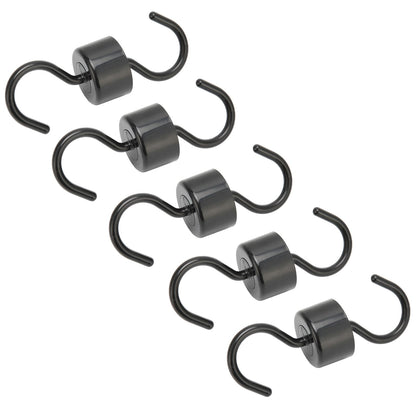 5Pcs Bird Feeder Hooks Black ABS Sturdy Easy Install Beautiful Ant Prevention Hooks for Garden V1294-YM0523-3111220038911