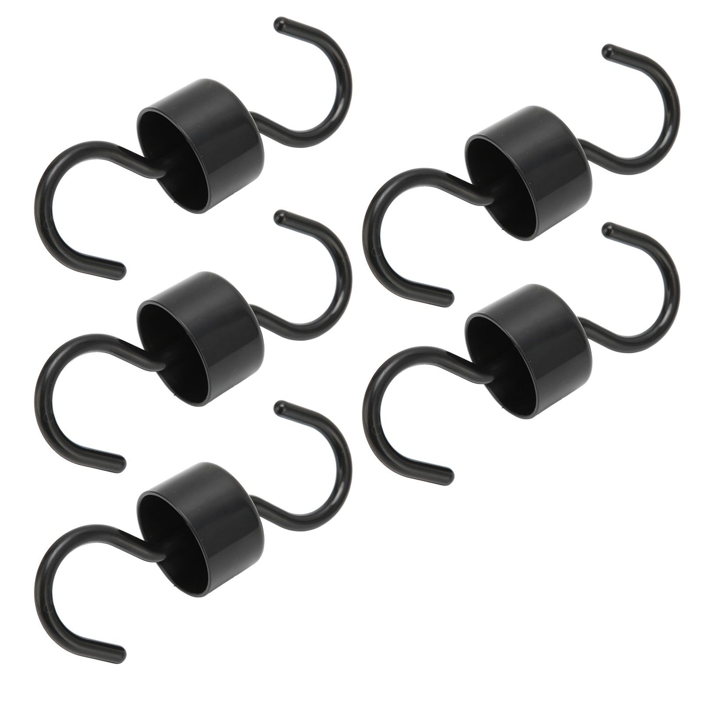 5Pcs Bird Feeder Hooks Black ABS Sturdy Easy Install Beautiful Ant Prevention Hooks for Garden V1294-YM0523-3111220038911