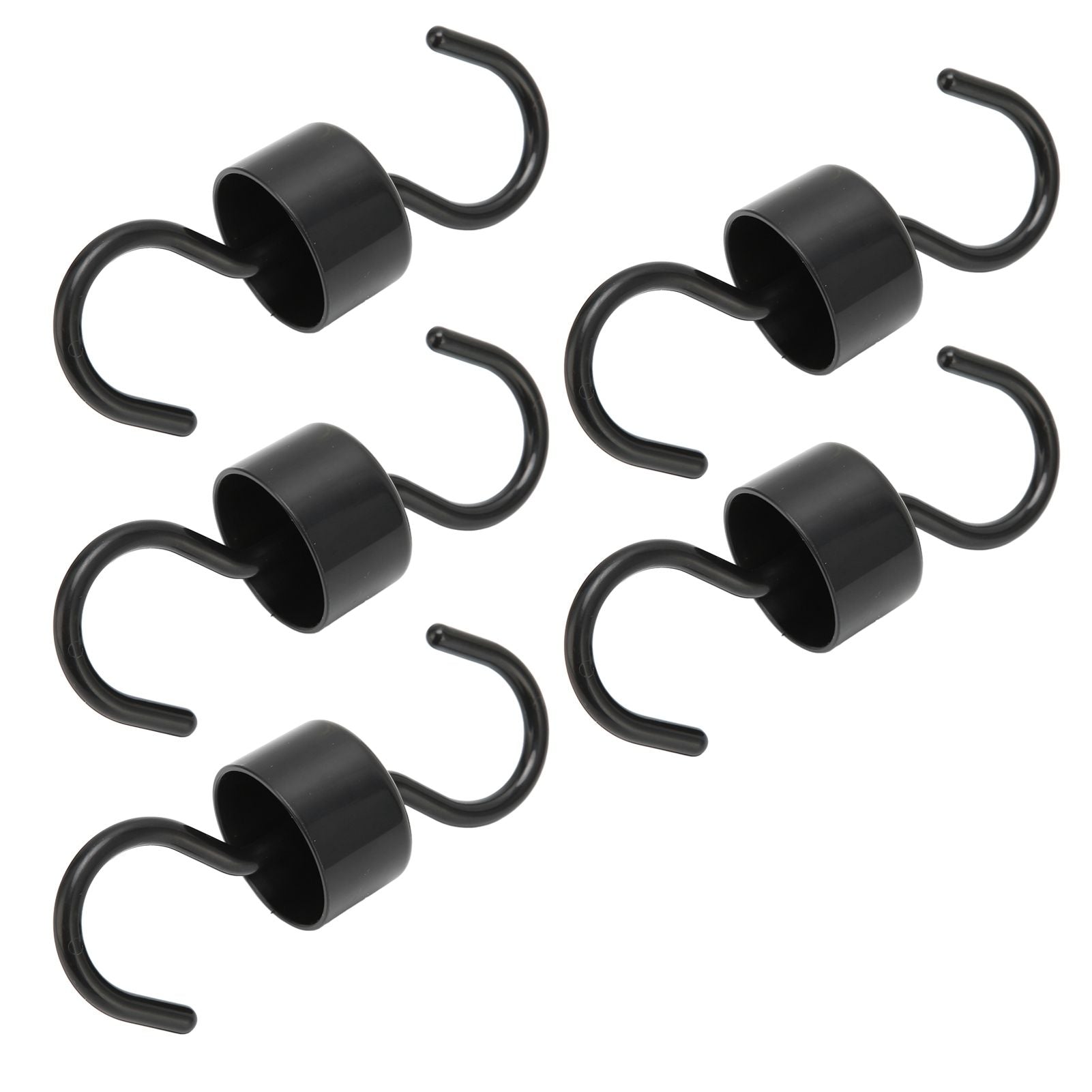 5Pcs Bird Feeder Hooks Black ABS Sturdy Easy Install Beautiful Ant Prevention Hooks for Garden V1294-YM0523-3111220038911