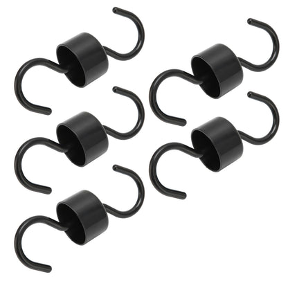 5Pcs Bird Feeder Hooks Black ABS Sturdy Easy Install Beautiful Ant Prevention Hooks for Garden V1294-YM0523-3111220038911