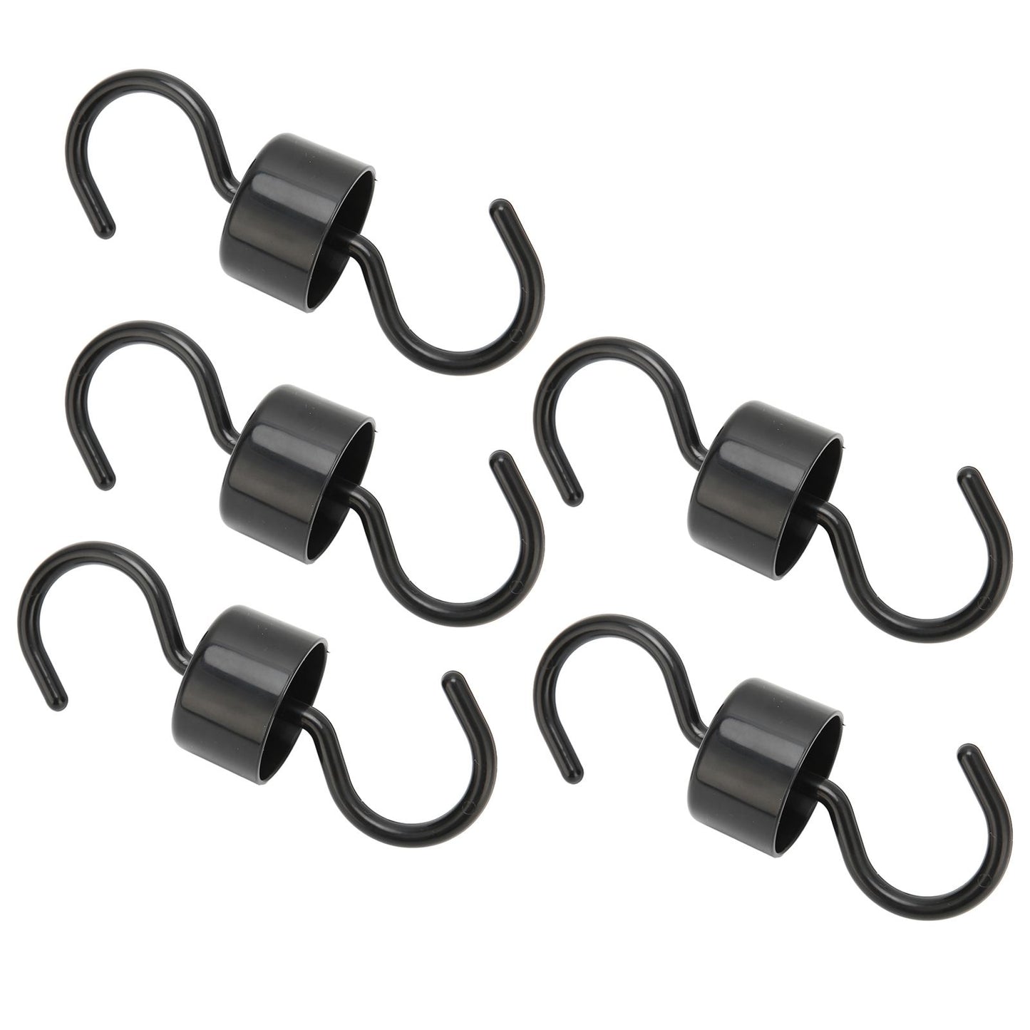 5Pcs Bird Feeder Hooks Black ABS Sturdy Easy Install Beautiful Ant Prevention Hooks for Garden V1294-YM0523-3111220038911
