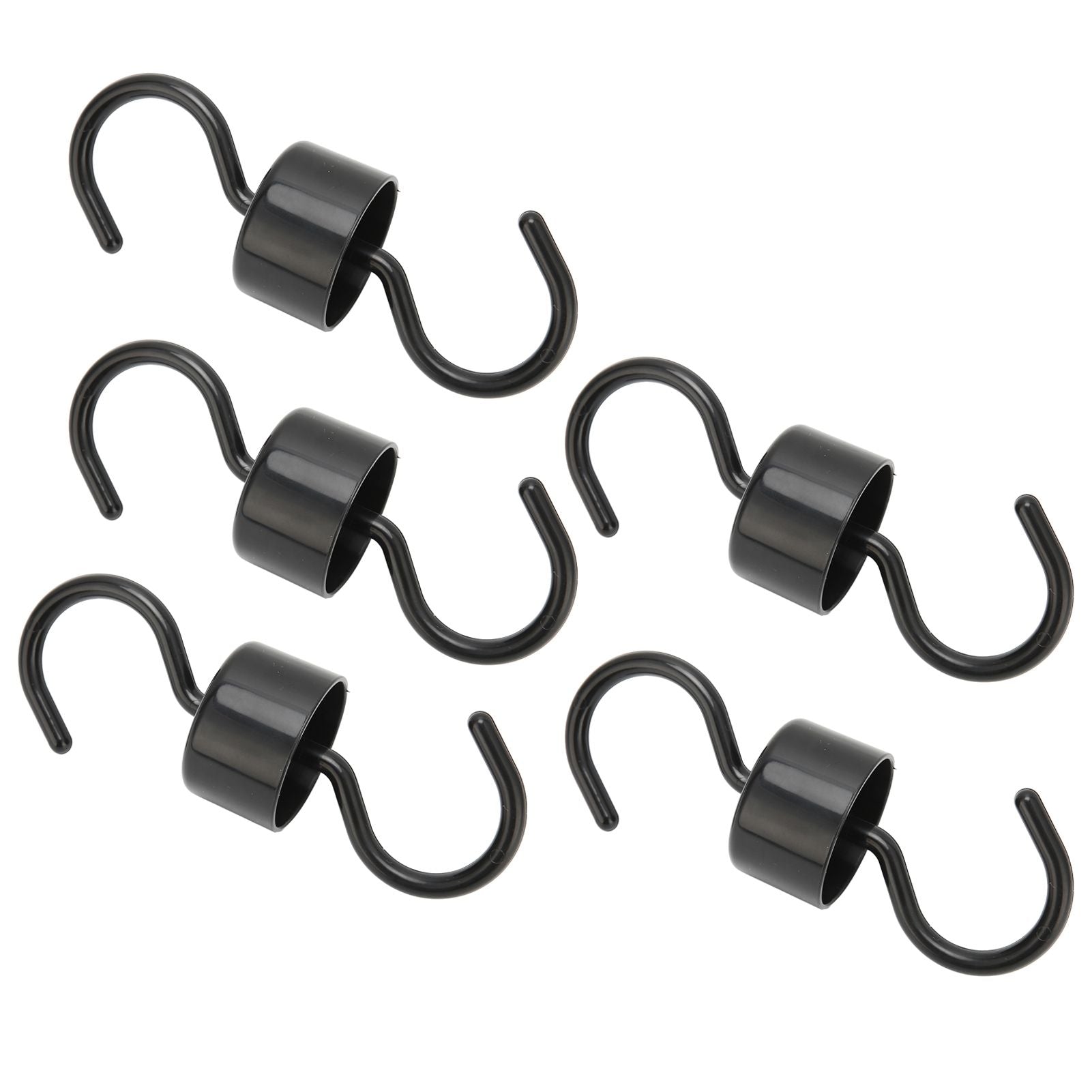 5Pcs Bird Feeder Hooks Black ABS Sturdy Easy Install Beautiful Ant Prevention Hooks for Garden V1294-YM0523-3111220038911