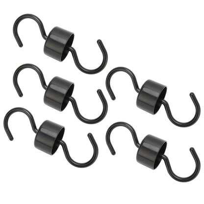 5Pcs Bird Feeder Hooks Black ABS Sturdy Easy Install Beautiful Ant Prevention Hooks for Garden V1294-YM0523-3111220038911