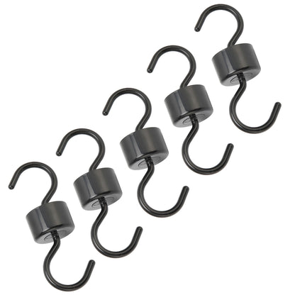 5Pcs Bird Feeder Hooks Black ABS Sturdy Easy Install Beautiful Ant Prevention Hooks for Garden V1294-YM0523-3111220038911