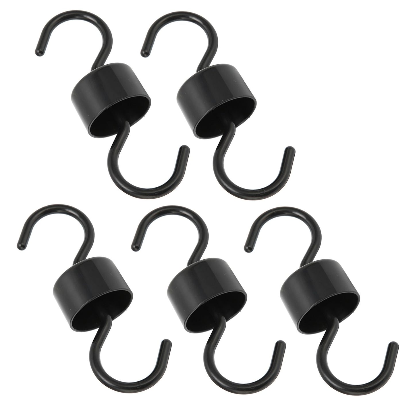 5Pcs Bird Feeder Hooks Black ABS Sturdy Easy Install Beautiful Ant Prevention Hooks for Garden V1294-YM0523-3111220038911