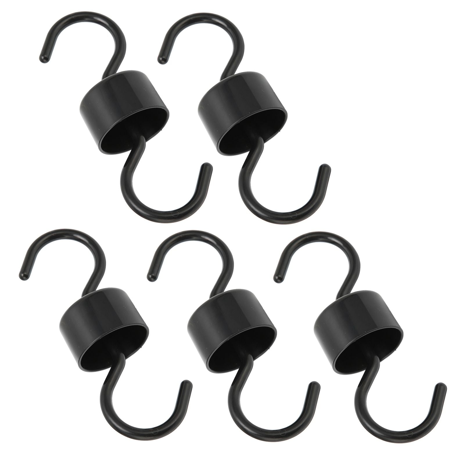 5Pcs Bird Feeder Hooks Black ABS Sturdy Easy Install Beautiful Ant Prevention Hooks for Garden V1294-YM0523-3111220038911