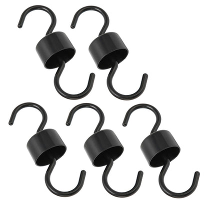 5Pcs Bird Feeder Hooks Black ABS Sturdy Easy Install Beautiful Ant Prevention Hooks for Garden V1294-YM0523-3111220038911