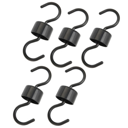 5Pcs Bird Feeder Hooks Black ABS Sturdy Easy Install Beautiful Ant Prevention Hooks for Garden V1294-YM0523-3111220038911