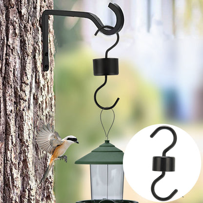 5Pcs Bird Feeder Hooks Black ABS Sturdy Easy Install Beautiful Ant Prevention Hooks for Garden V1294-YM0523-3111220038911