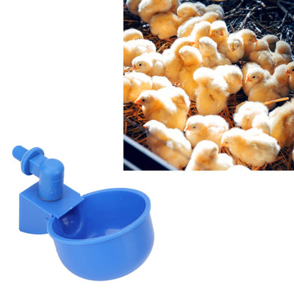5Pcs Automatic Chicken Water Cups PP Plastic Poultry Waterer Kit for Pigeons G1/8 Male Thread V1294-YM0523-3111220039711