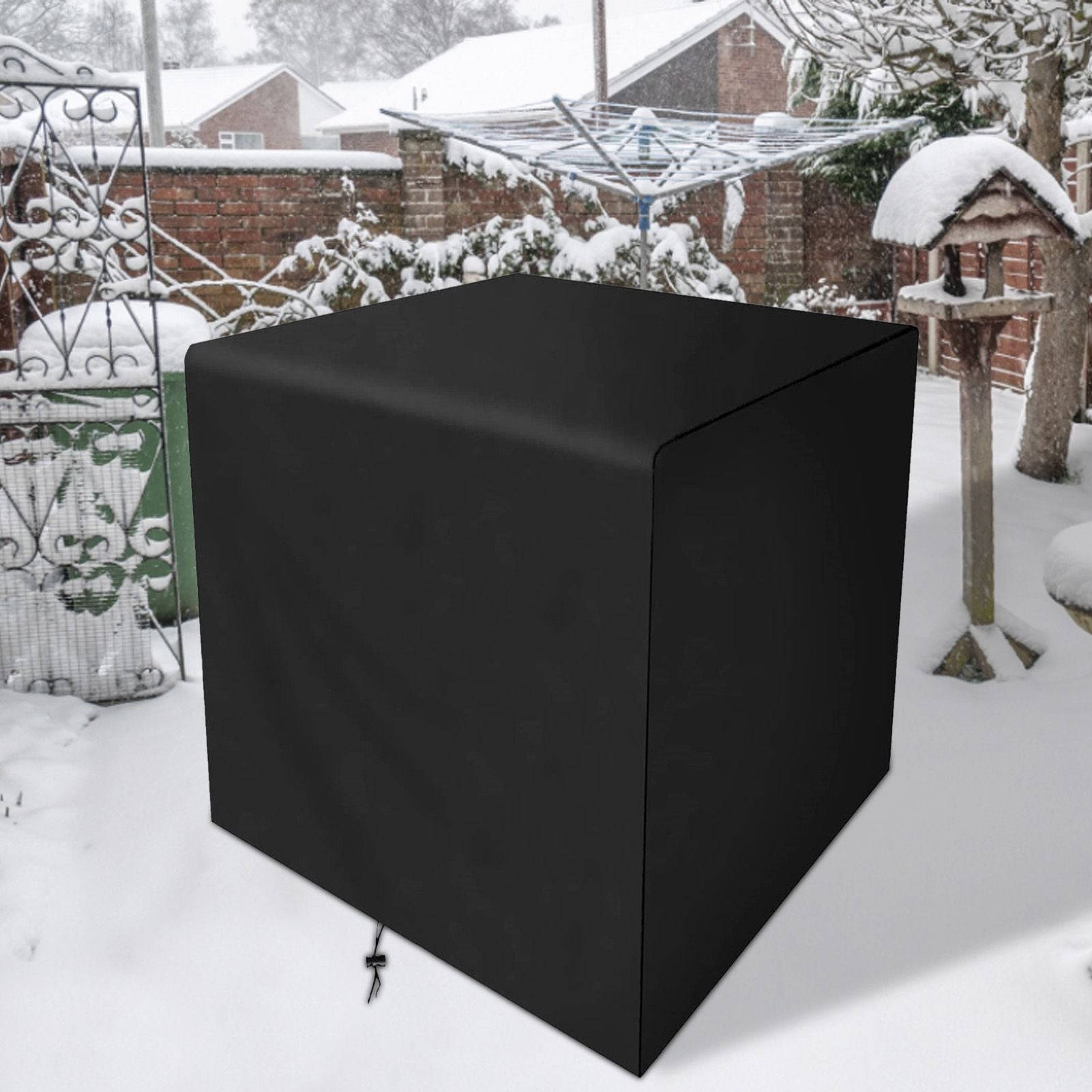 Dust Cover 150x100x60cm/59.1x39.4x23.6in Rectangle Waterproof Dust Proof Outdoor Table Cover V1294-YM0523-3111220040711