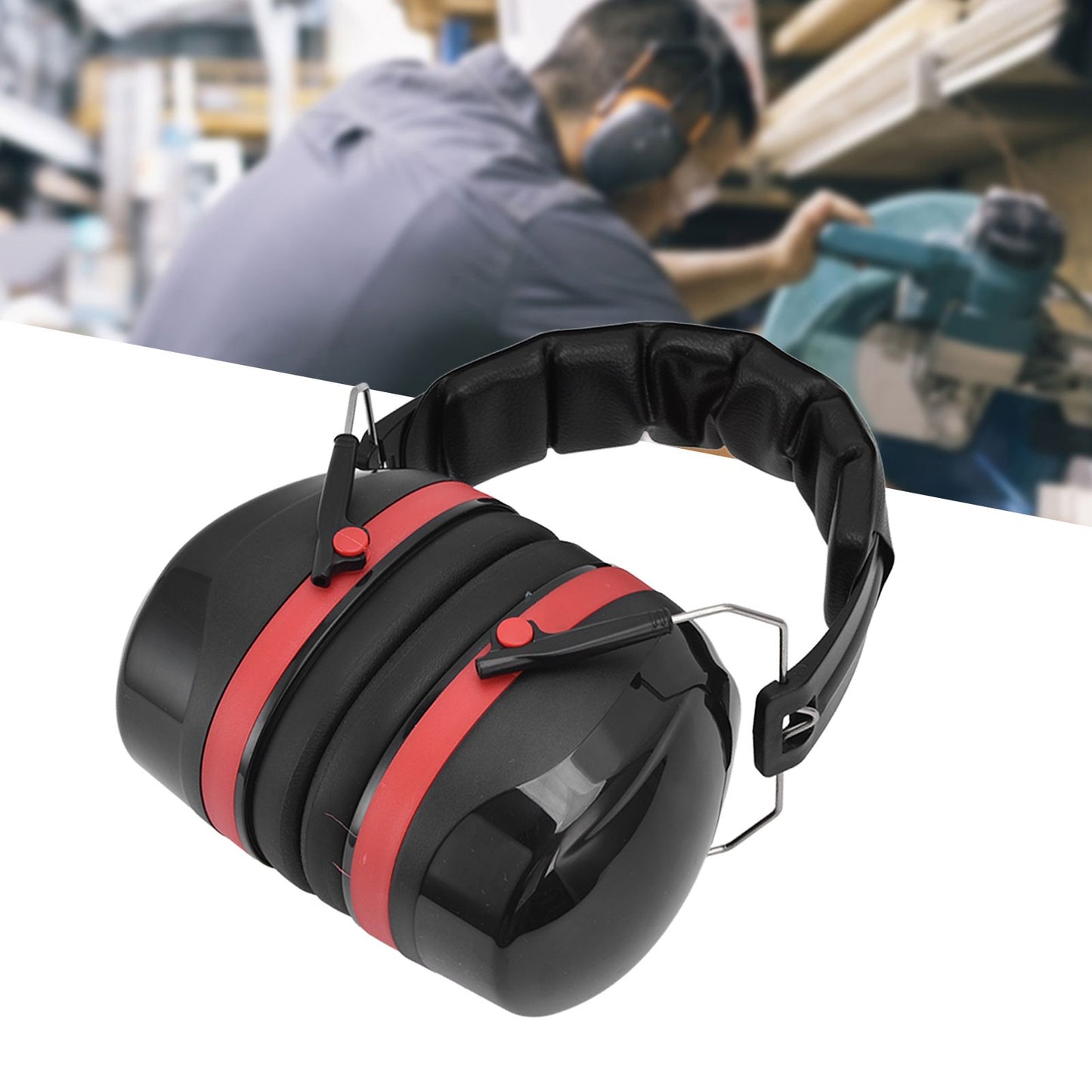 Foldable Shooting Hearing Protection Ear Muffs Noise Reduction Safety Earmuff for Gardens Industries V1294-YM0523-3111220043611