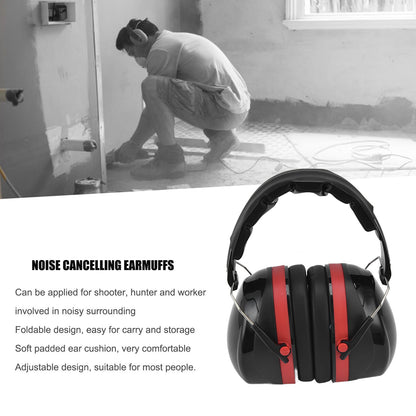 Foldable Shooting Hearing Protection Ear Muffs Noise Reduction Safety Earmuff for Gardens Industries V1294-YM0523-3111220043611