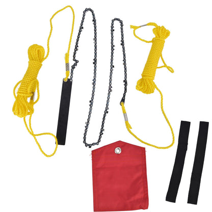 48 Inch Tree Limb Hand Rope Chain Saw 63 Teeth High Hardness Comfortable Handle Folding Pocket Chainsaw for V1294-YM0523-3111220043911