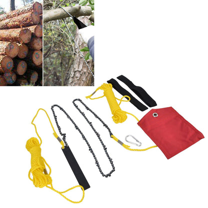 48 Inch Tree Limb Hand Rope Chain Saw 63 Teeth High Hardness Comfortable Handle Folding Pocket Chainsaw for V1294-YM0523-3111220043911