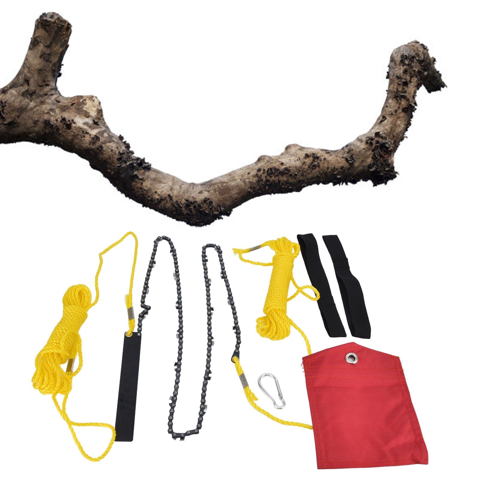 48 Inch Tree Limb Hand Rope Chain Saw 63 Teeth High Hardness Comfortable Handle Folding Pocket Chainsaw for V1294-YM0523-3111220043911