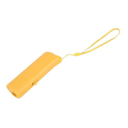 Ultrasonic Dog Trainer Device Portable Effective Dog Repeller for Barking Digging ChewingYellow V1294-YM0523-3111220044612