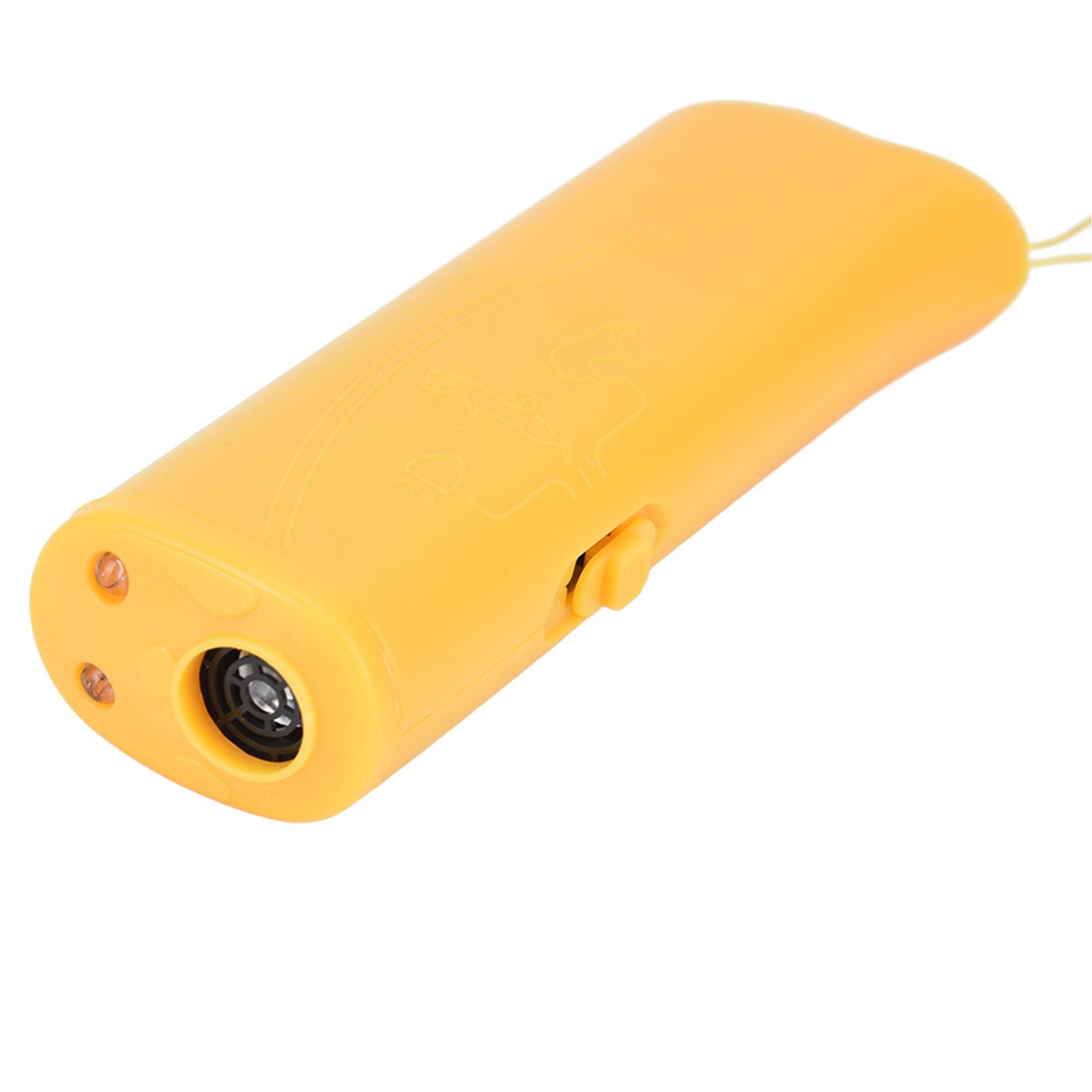 Ultrasonic Dog Trainer Device Portable Effective Dog Repeller for Barking Digging ChewingYellow V1294-YM0523-3111220044612
