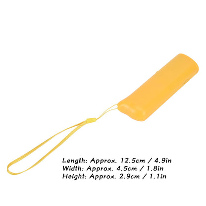 Ultrasonic Dog Trainer Device Portable Effective Dog Repeller for Barking Digging ChewingYellow V1294-YM0523-3111220044612