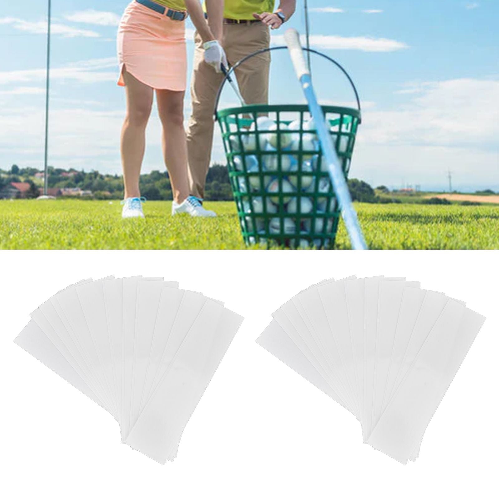 2 Pack Rubber Club Grip Double Sided Adhesive Tape Putter Accessories for Club Regripping V1294-YM0523-3111220045211