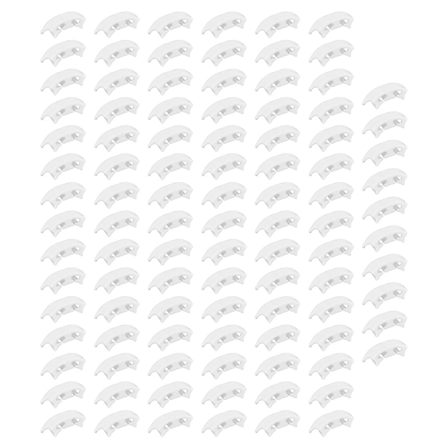 100Pcs Plant Support Clips Durable Plastic Grow Upright Vine Fixation Wide Application Tomato Clips for Grape V1294-YM0523-3111220045311