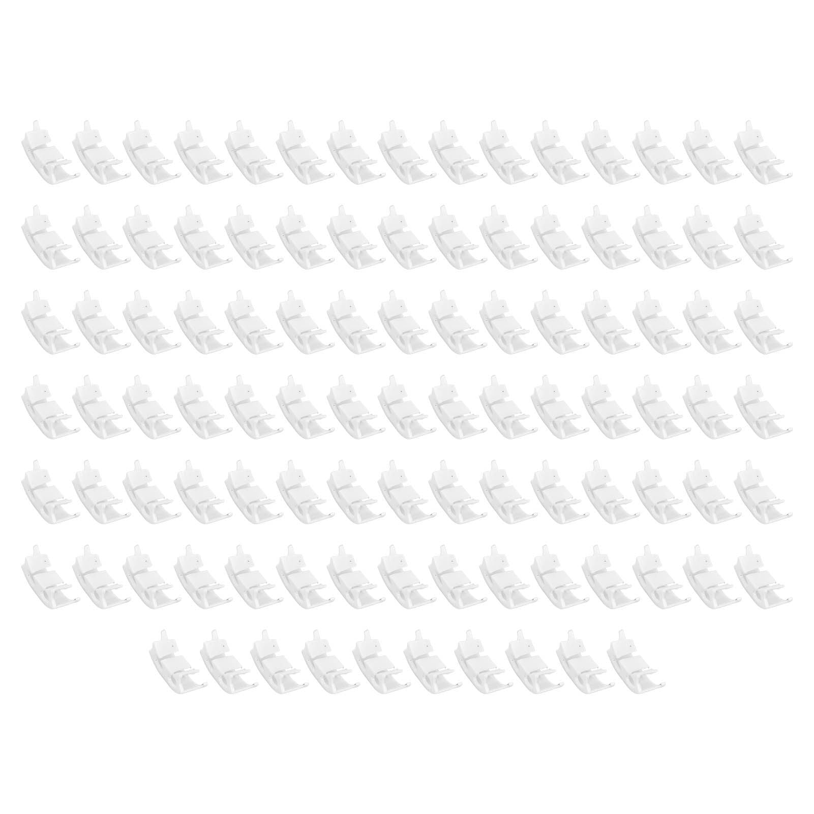 100Pcs Plant Support Clips Durable Plastic Grow Upright Vine Fixation Wide Application Tomato Clips for Grape V1294-YM0523-3111220045311