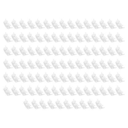 100Pcs Plant Support Clips Durable Plastic Grow Upright Vine Fixation Wide Application Tomato Clips for Grape V1294-YM0523-3111220045311