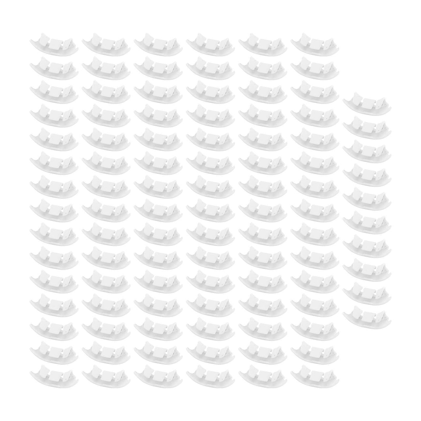 100Pcs Plant Support Clips Durable Plastic Grow Upright Vine Fixation Wide Application Tomato Clips for Grape V1294-YM0523-3111220045311