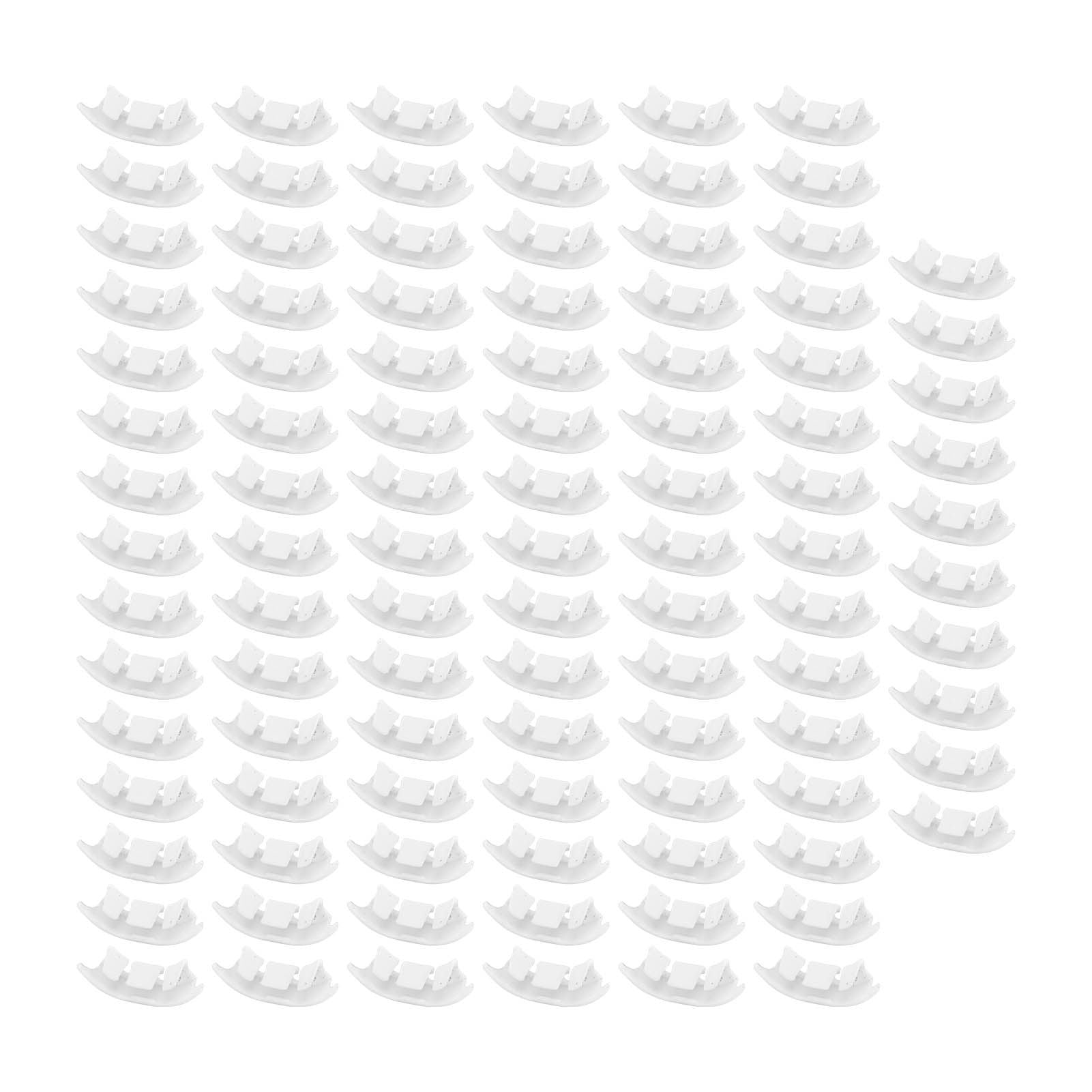 100Pcs Plant Support Clips Durable Plastic Grow Upright Vine Fixation Wide Application Tomato Clips for Grape V1294-YM0523-3111220045311