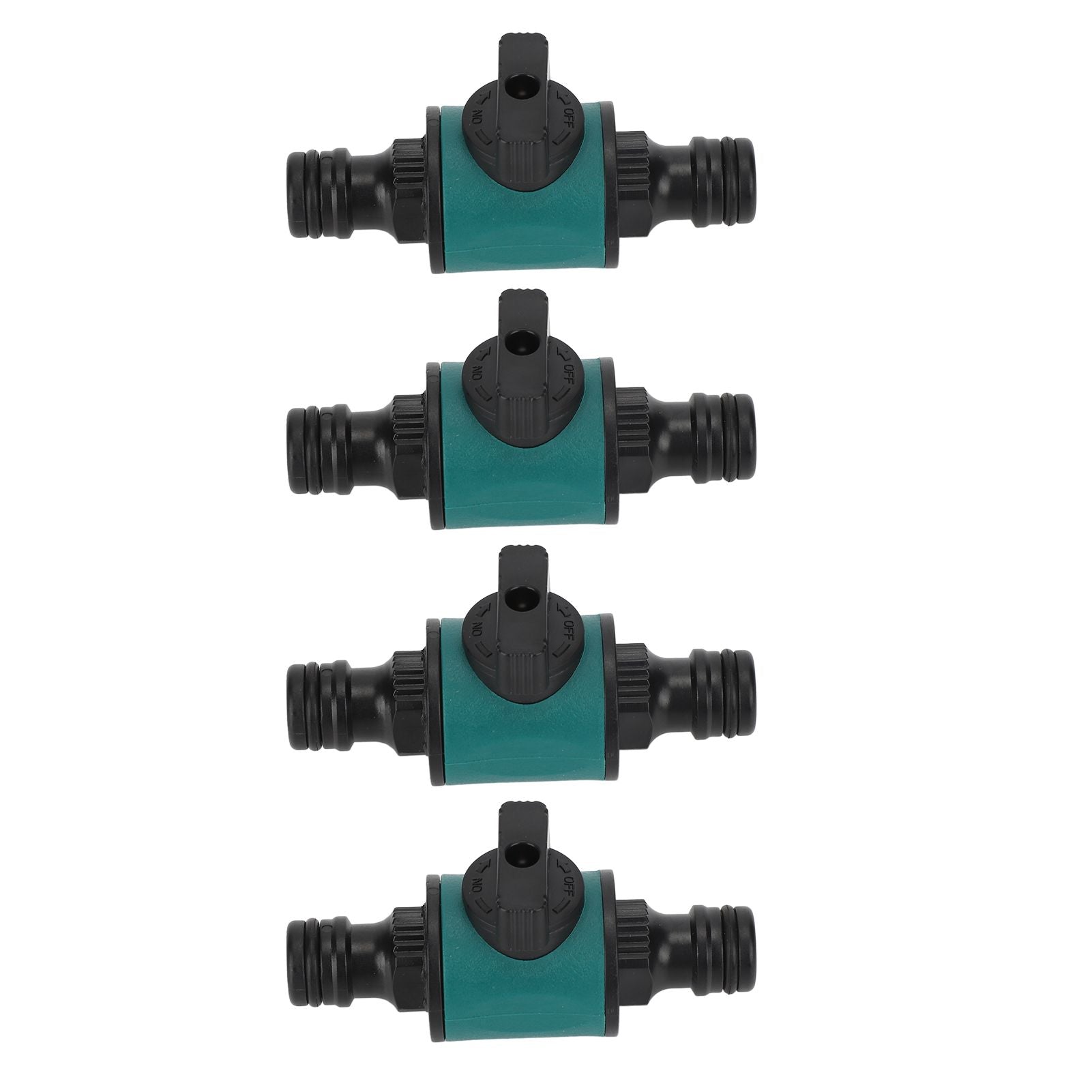 4pcs Hose Quick Connector Plastic Leakage Proof Dual Head Garden Hose Adapter for Irrigation System V1294-YM0523-3111220049411
