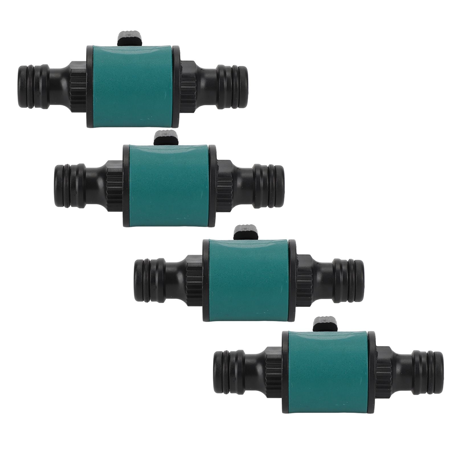 4pcs Hose Quick Connector Plastic Leakage Proof Dual Head Garden Hose Adapter for Irrigation System V1294-YM0523-3111220049411